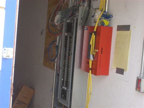 how to move electrical panel box|moving electrical panel extending wires.